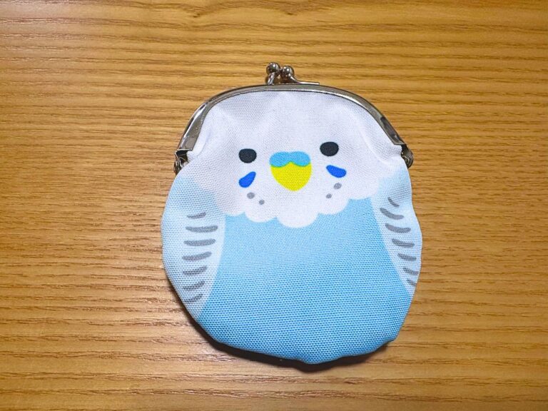 がま口財布　セキセイインコ セリア レビュー 1枚目